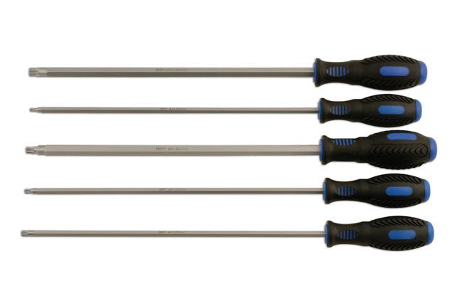 Laser Tools 5743 Extra Long Spline Screwdriver Set 5pc Laser Tools