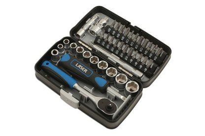 Laser Tools 5960 Socket & Bit Set 1/4"D 38pc Laser Tools
