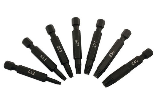 Laser Tools 5964 Extractor Set for TorxÂ® Fixings 7pc Laser Tools