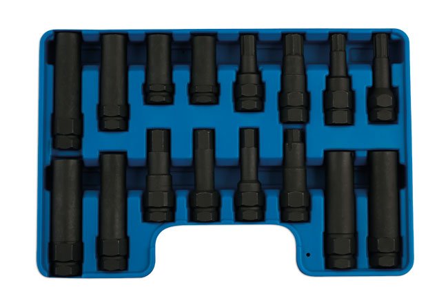 Laser Tools 5982 Locking Wheel Nut Master Key Set 16pc Laser Tools