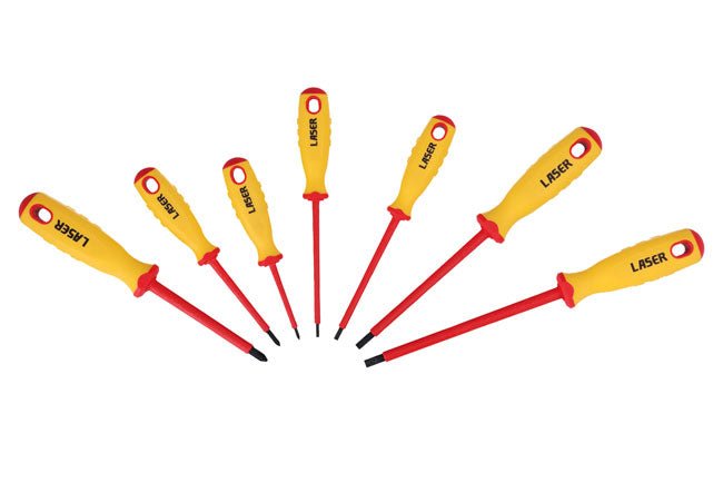 Laser Tools 5986 Insulated Screwdriver Set 7pc Laser Tools