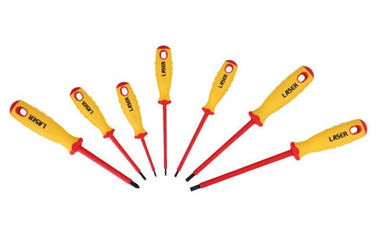 Laser Tools 5986 Insulated Screwdriver Set 7pc Laser Tools