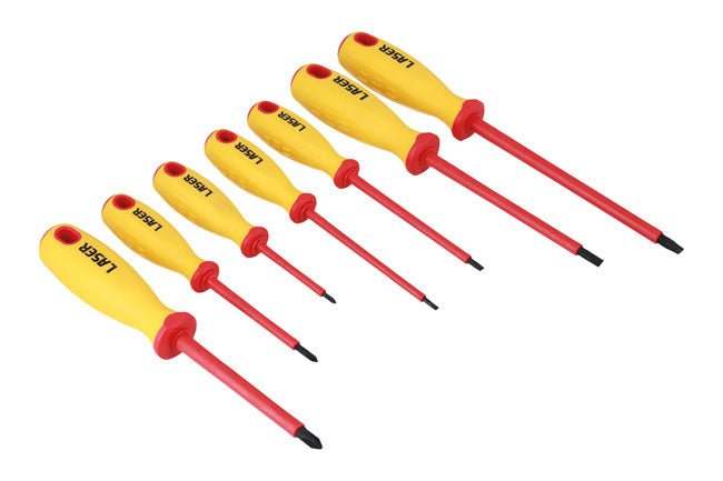 Laser Tools 5986 Insulated Screwdriver Set 7pc Laser Tools