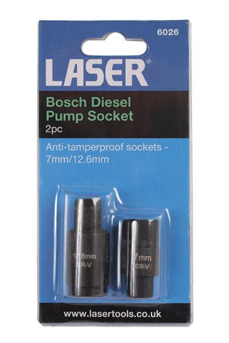 Laser Tools 6026 Bosch Diesel Pump Socket 2pc Laser Tools