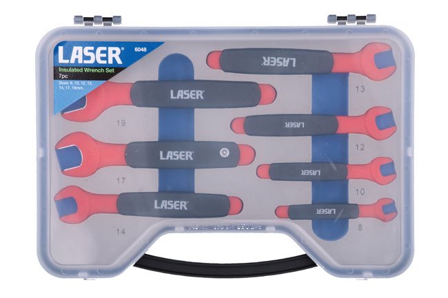 Laser Tools 6048 Insulated Open Ended Spanner Set 7pc Laser Tools