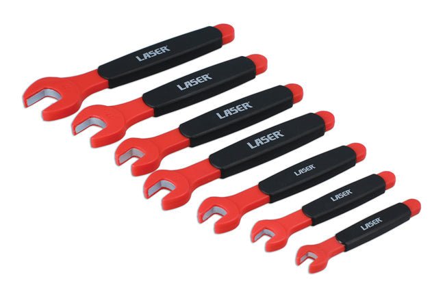 Laser Tools 6048 Insulated Open Ended Spanner Set 7pc Laser Tools