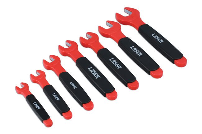 Laser Tools 6048 Insulated Open Ended Spanner Set 7pc Laser Tools