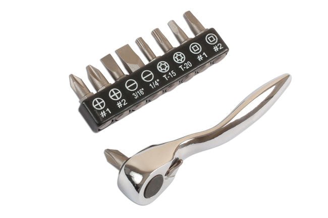 Laser Tools 6049 Micro Bit Driver Set 10pc Laser Tools