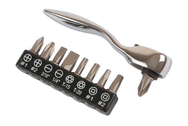 Laser Tools 6049 Micro Bit Driver Set 10pc Laser Tools