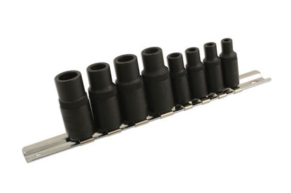 Laser Tools 6058 Tap Socket Set 3/8"D, 1/4"D 8pc Laser Tools