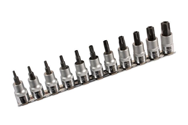 Laser Tools 6068 Tamperproof Star Socket Bit Set 3/8"D 11pc Laser Tools