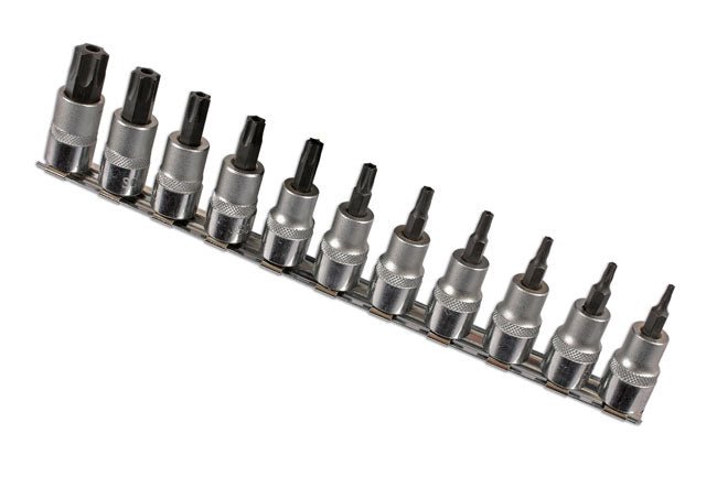 Laser Tools 6068 Tamperproof Star Socket Bit Set 3/8"D 11pc Laser Tools