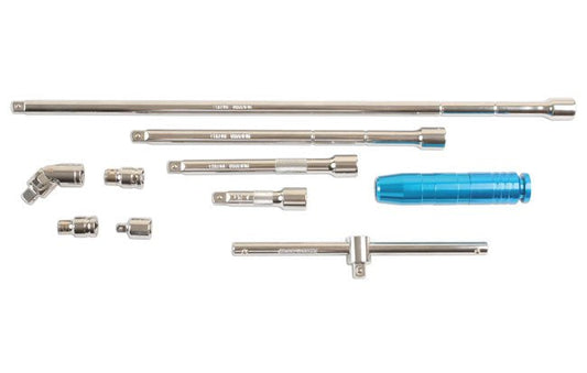 Laser Tools 6081 Extension Bar Set 3/8"D 10pc Laser Tools