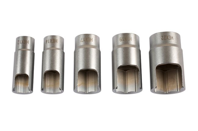 Laser Tools 6089 Elbow Connector Socket Set 3/8"D 5pc Laser Tools