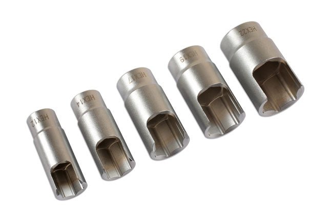 Laser Tools 6089 Elbow Connector Socket Set 3/8"D 5pc Laser Tools