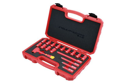 Laser Tools 6145 Insulated Socket Set 1/4"D 18pc Laser Tools