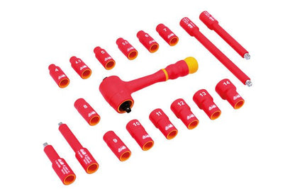 Laser Tools 6145 Insulated Socket Set 1/4"D 18pc Laser Tools