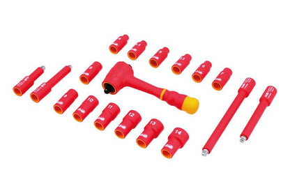 Laser Tools 6145 Insulated Socket Set 1/4"D 18pc Laser Tools