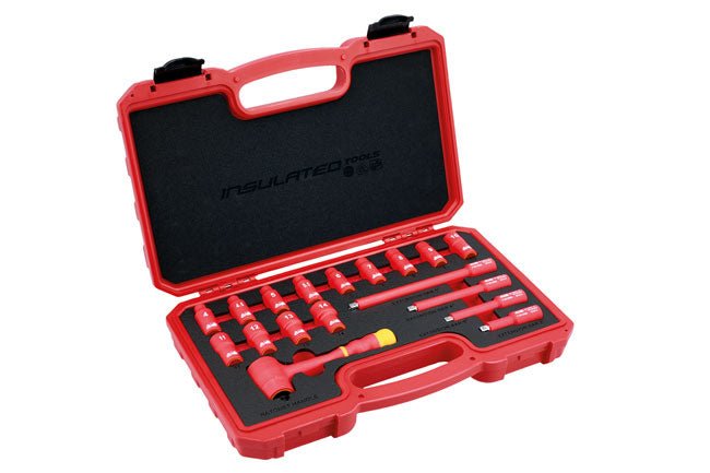 Laser Tools 6145 Insulated Socket Set 1/4"D 18pc Laser Tools