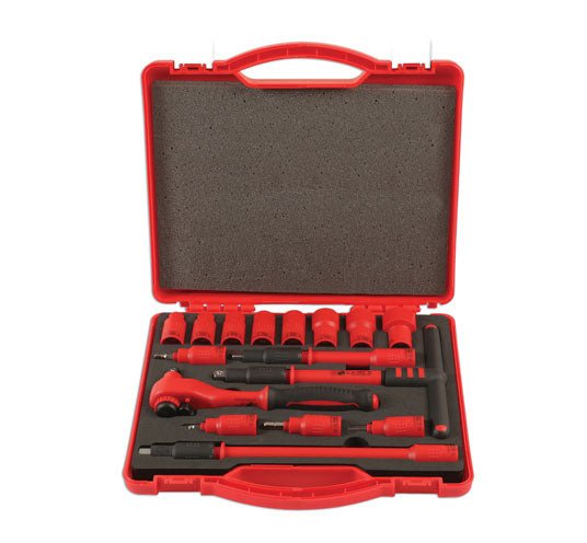 Laser Tools 6148 Insulated Socket Set 3/8"D 16pc Laser Tools