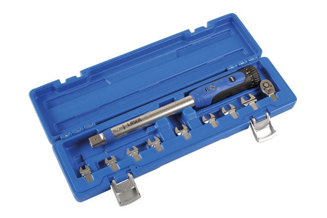 Laser Tools 6167 Torque Wrench 1/4"D - 9 Heads Laser Tools
