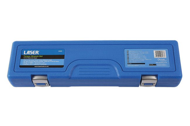 Laser Tools 6167 Torque Wrench 1/4"D - 9 Heads Laser Tools