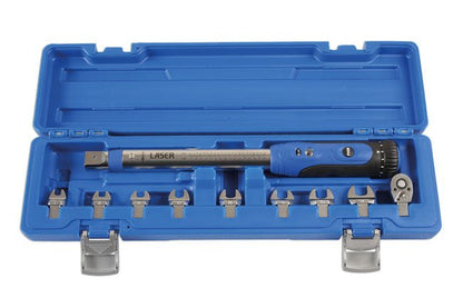 Laser Tools 6167 Torque Wrench 1/4"D - 9 Heads Laser Tools