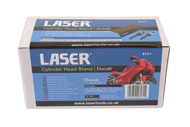 Laser Tools 6171 Cylinder Head Stand - for Ducati Laser Tools