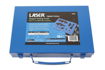 Laser Tools 6200 Engine Timing Kit - for PSA, Vauxhall/Opel 1.0, 1.2 Laser Tools