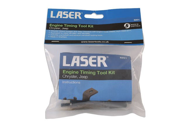 Laser Tools 6201 Engine Timing Tool Set - for Chrysler/Jeep Laser Tools