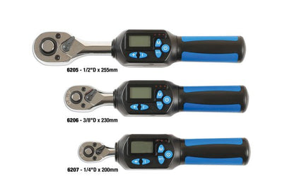 Laser Tools 6205 Digital Torque Ratchet 1/2"D 20 - 100Nm Laser Tools