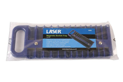 Laser Tools 6209 Magnetic Socket Tray - 1/4"D Laser Tools