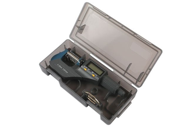 Laser Tools 6221 Digital Micrometer 0 - 25mm Laser Tools