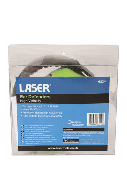 Laser Tools 6224 Ear Defenders - High Visibility Laser Tools