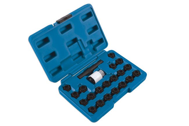 Laser Tools 6232 Locking Wheel Nut Key Set 22pc - for Audi Laser Tools