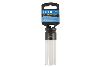 Laser Tools 6247 Wheel Nut Socket 17mm - for Mercedes-Benz (WAF) Laser Tools