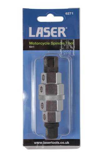Laser Tools 6271 Motorcycle Spindle Tool 6 in 1 Laser Tools