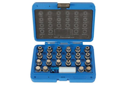 Laser Tools 6275 Locking Wheel Nut Key Set 23pc - for VAG Laser Tools