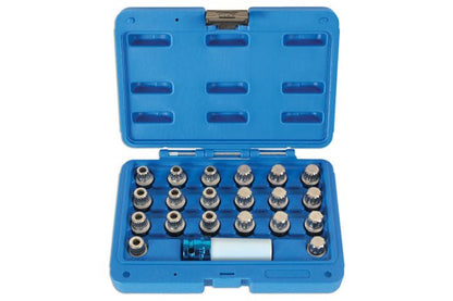 Laser Tools 6276 Locking Wheel Nut Key Set 21pc - for BMW Laser Tools