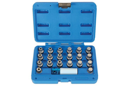 Laser Tools 6276 Locking Wheel Nut Key Set 21pc - for BMW Laser Tools
