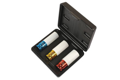 Laser Tools 6294 Alloy Wheel Nut Sockets 1/2"D 3pc Laser Tools