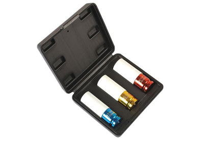 Laser Tools 6294 Alloy Wheel Nut Sockets 1/2"D 3pc Laser Tools