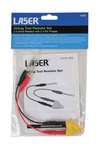 Laser Tools 6323 Air Bag Test Resistor Set Laser Tools