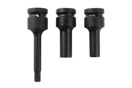 Laser Tools 6345 Split Rim Socket Bit Set 3pc Laser Tools