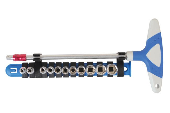 Laser Tools 6346 T-Handle Socket Set 1/4"D 12pc Laser Tools