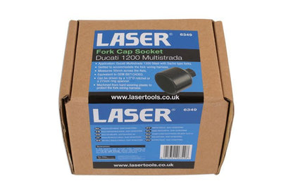 Laser Tools 6349 Fork Cap Socket - for Ducati 1200 Multistrada Laser Tools