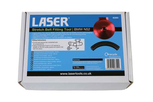 Laser Tools 6350 Stretchy Belt Fitting Tool - for BMW N52 Laser Tools