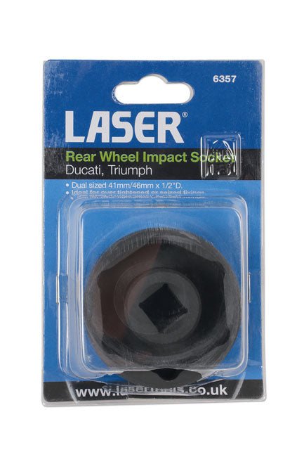 Laser Tools 6357 Rear Wheel Impact Socket 1/2"D 41mm/46mm Laser Tools