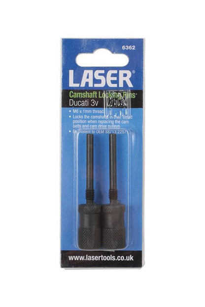 Laser Tools 6362 Camshaft Locking Pins - for Ducati 3V Laser Tools