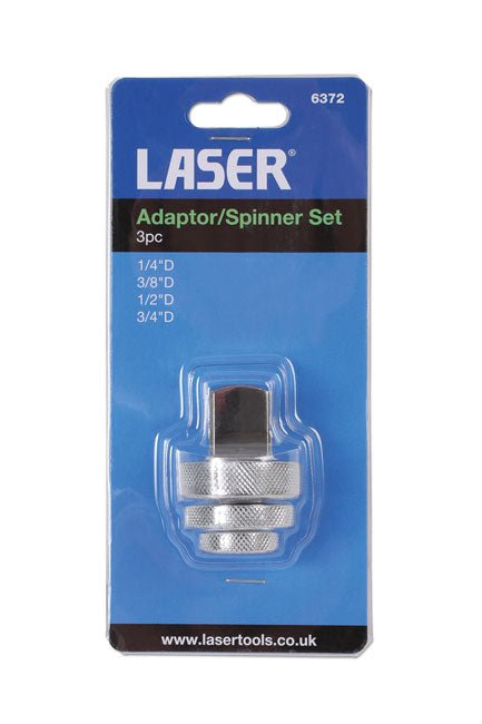 Laser Tools 6372 Convertor & Spinner Set 3pc Laser Tools